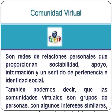 Comunidad virtual
