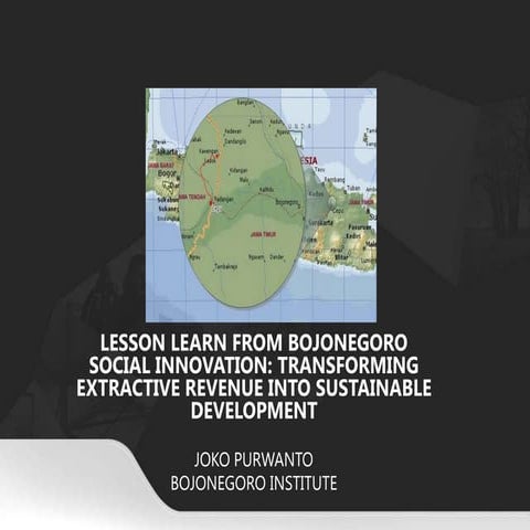 Comval BK: Bojonegoro Social Innovation on Extractive Revenue 
