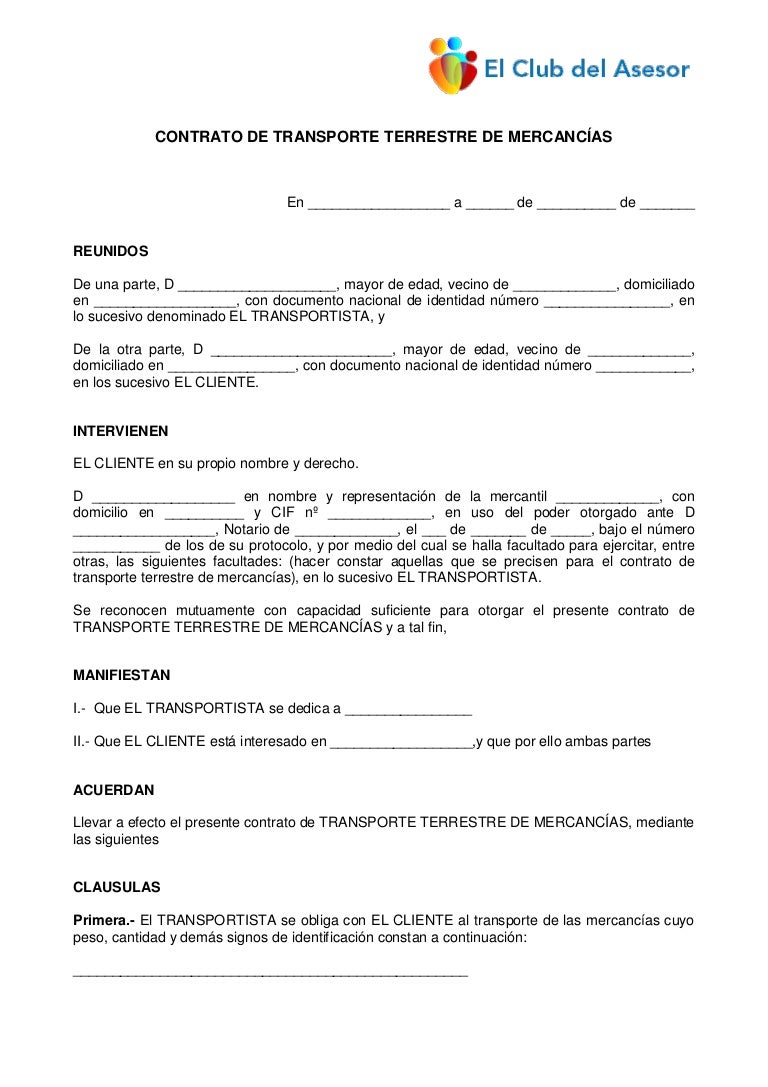 Contrato De Transporte Ejemplos Y Formatos Word Pdf Images Contrato De Transporte Ejemplos Y Formatos Word Pdf Images