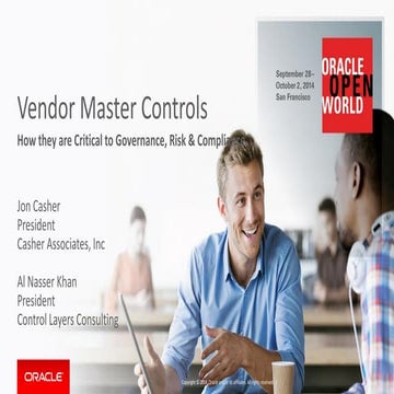How your vendor master file is critical to governance, risk management and co...