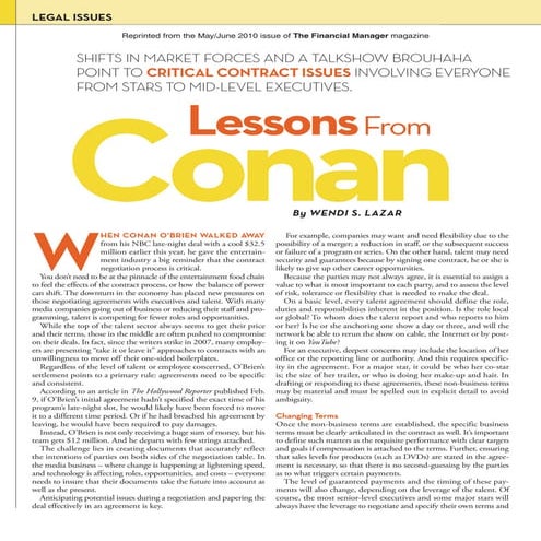 Financial Manager Magazine May-June 2010