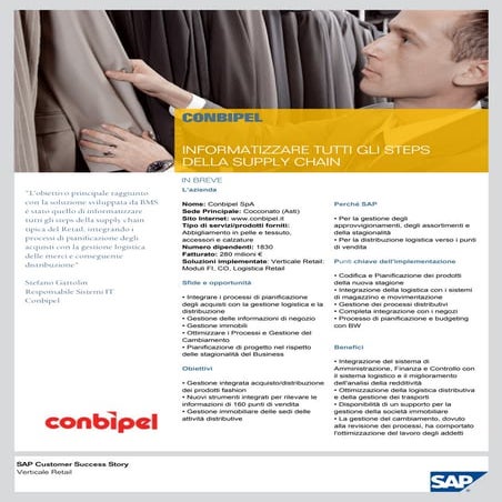 Conbipel & BMS success story