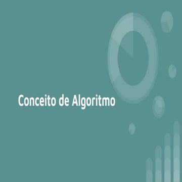 Conceito de algoritmo
