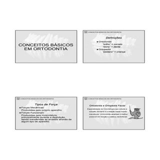 Conceitos basicos em ortodontia