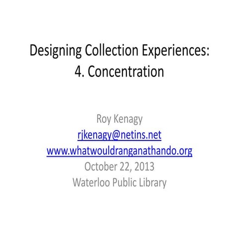 collection development ppt | PPTX