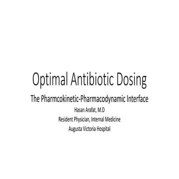 Concentration vs Time Dependent Antibiotics.pptx