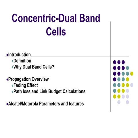 Concentric &amp; Dual Band Cells