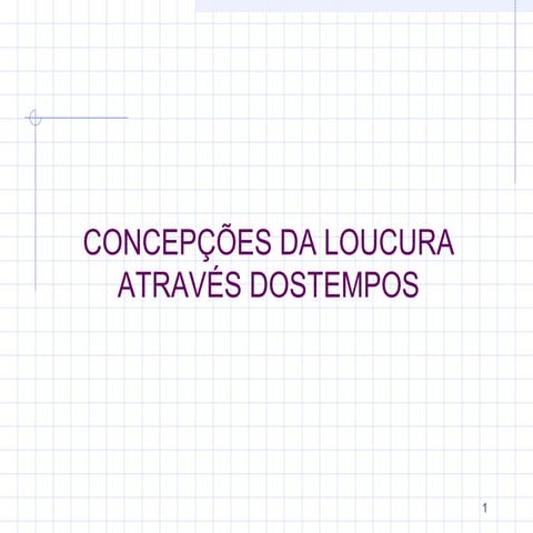 Concepções  da  loucura