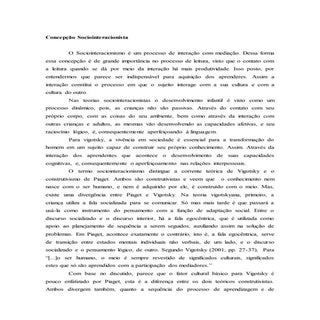 Concepção sociointeracionista