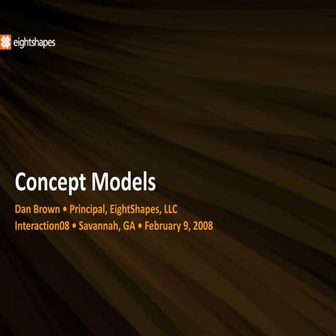 Concept Models ~ Interaction08