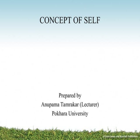 self concept ,nursing foundation 'semester 2, bsc nursing | PDF
