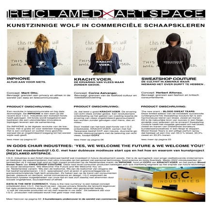 Publicatie bij het project [RE]CLAMED ARTSPACE 2022