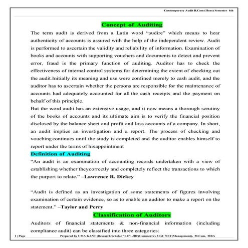 Concept of Auditing B.Com(Hons)/B.Com .pdf