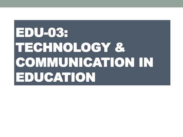 CONCEPT AND IMPORTANCE OF ICT IN EDUCATION.pptx