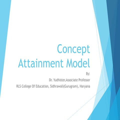 Concept attainment model