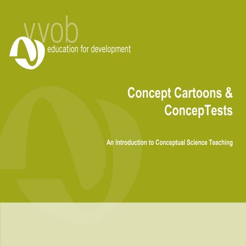 Conceptual science teaching: concept cartoons & concepTests 
