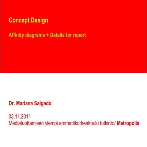 Concept design- 4th class