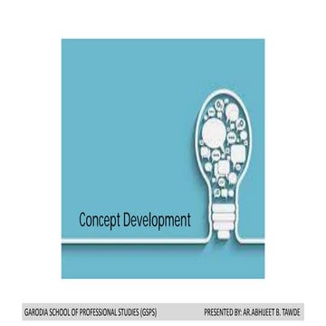 Concept developement  -   interior design