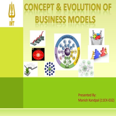 Concept And Evolution Of Business Models