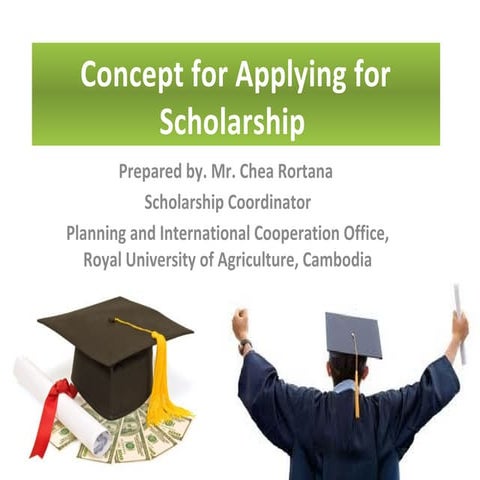 Student Scholarship Presentation | PPT