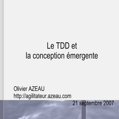 Conception émergente