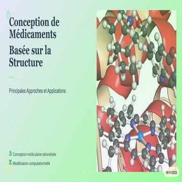 Conception de Médicaments Basée sur la Structure.pptx