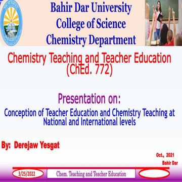Conception of teacher education and chemistry teaching at.pptx