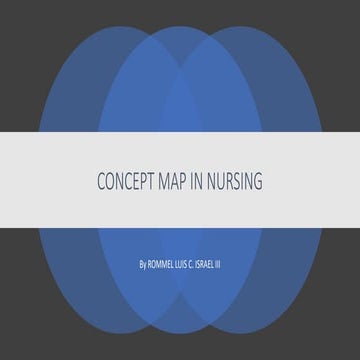 CONCEPT MAP IN NURSING