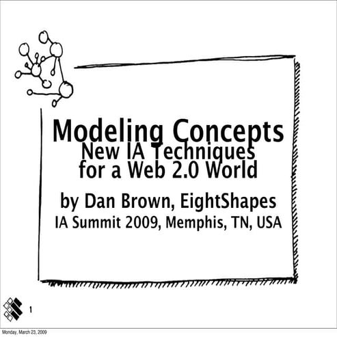Modeling Concepts ~ IA Summit 2009