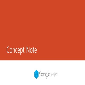 SangJa project concept note | PPT