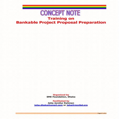 Concept note bpp