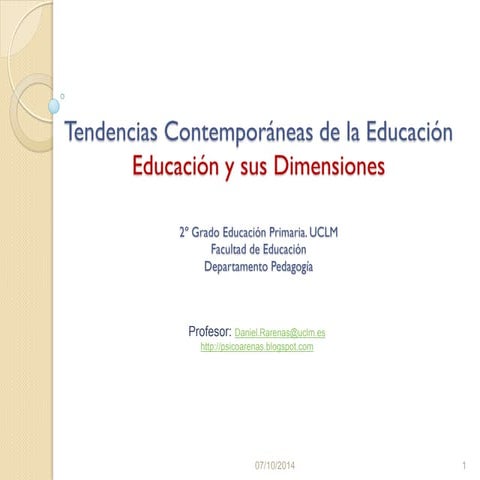 Concepto de educacion