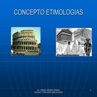 Concepto de etimologias 2010