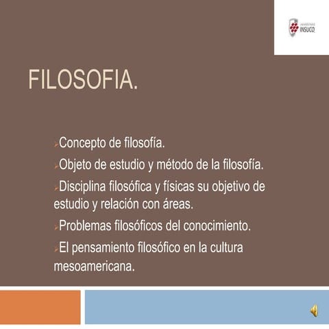 Concepto de filosofia
