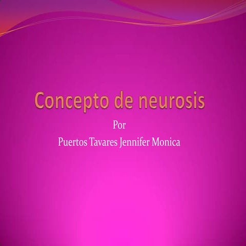 Concepto de neurosis