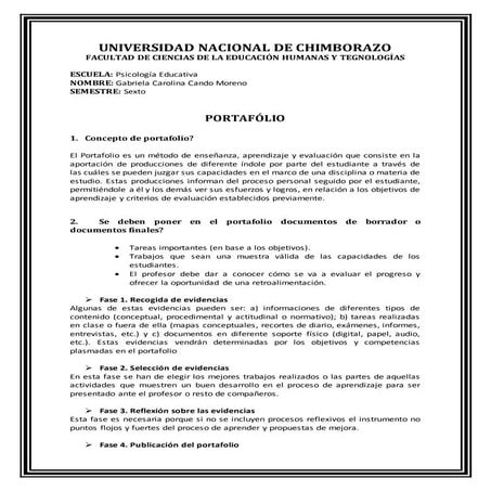 Concepto de portafolio | DOCX