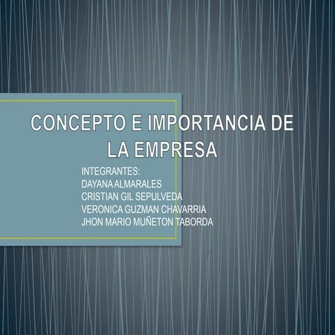 Concepto e importancia_de_la_empresa | PPT