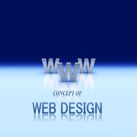 Concept of web designing