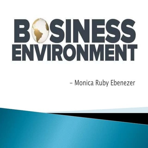 Concept of business environment