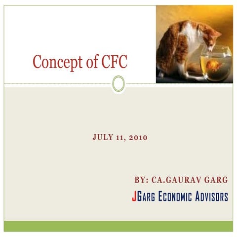 Concept Of Cfc.. | PDF