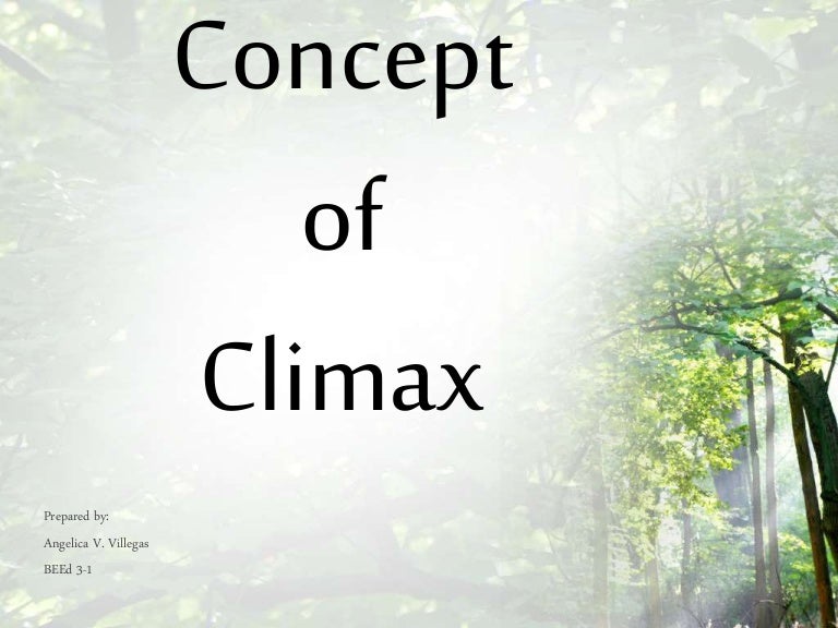 Concept Of Climax