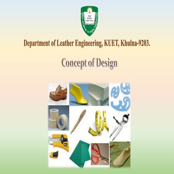 Concept of shoe design