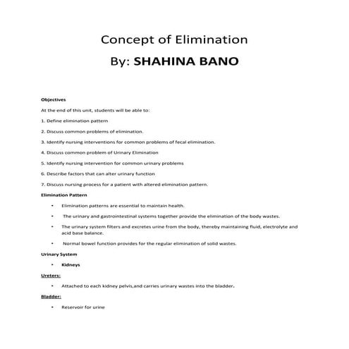 Concept of Elimination...docx