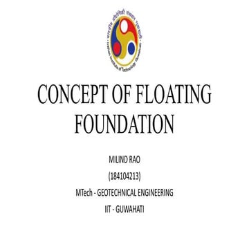 Concept of floating foundation