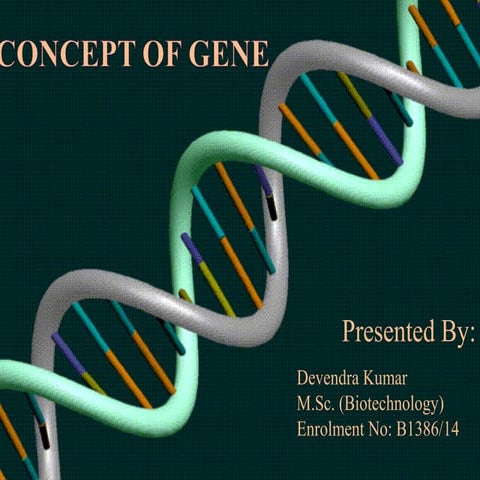 Concept of gene