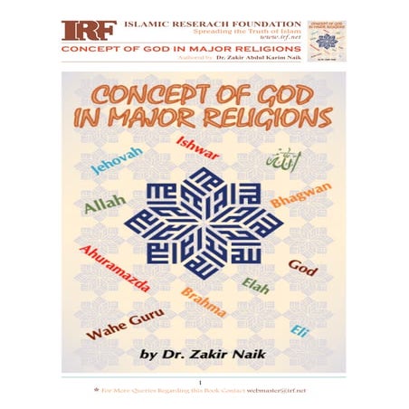 Concept of God in Major Religions | PDF
