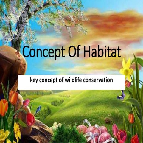Concept of habitat