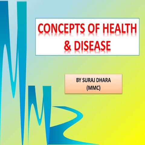 CONCEPTS OF HEALTH AND DISEASE