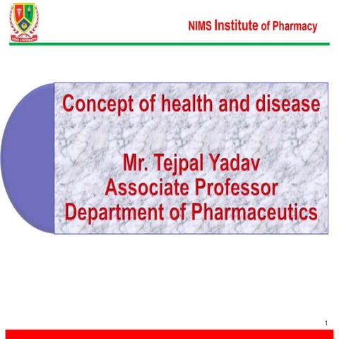 Concept of health and disease