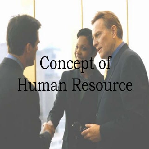 human resource management (concept) 